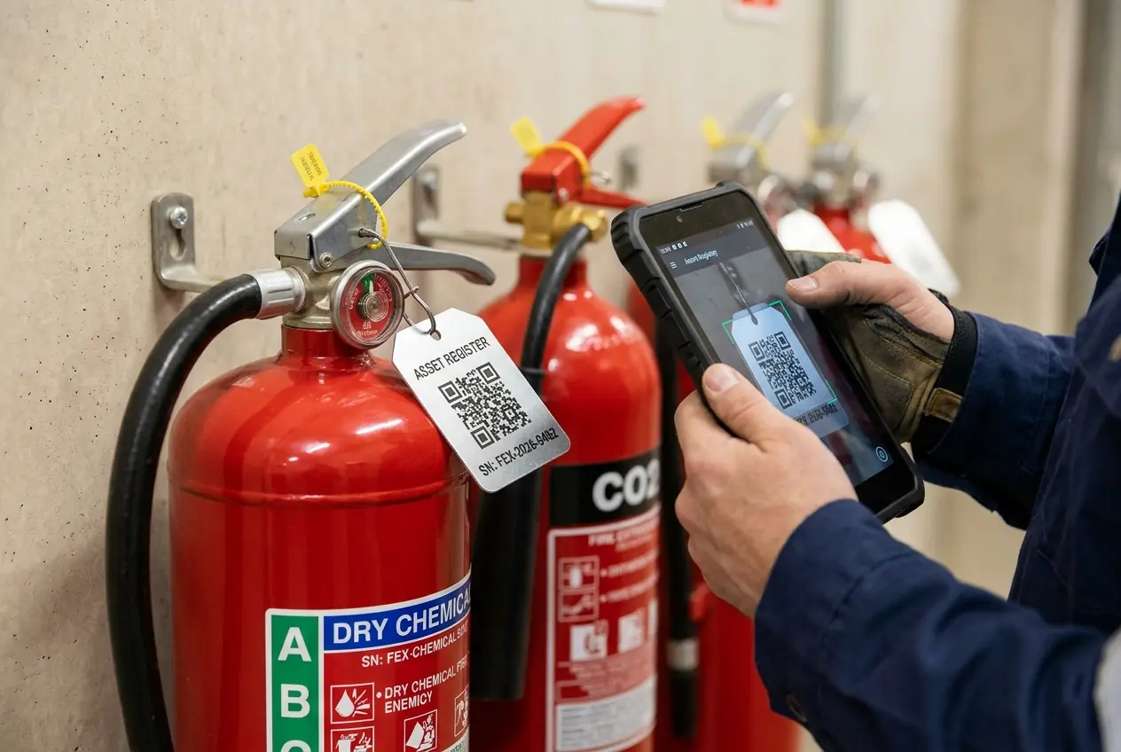 Illustration for extinguisher procurement register