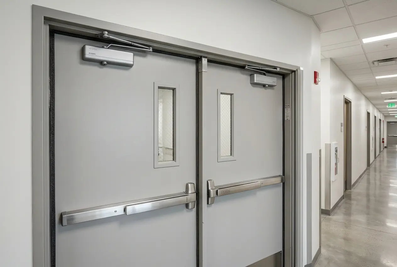 Illustration for fire door assembly review