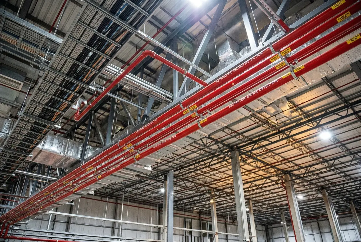 Aspirating Smoke Detection - equipment and installation detail