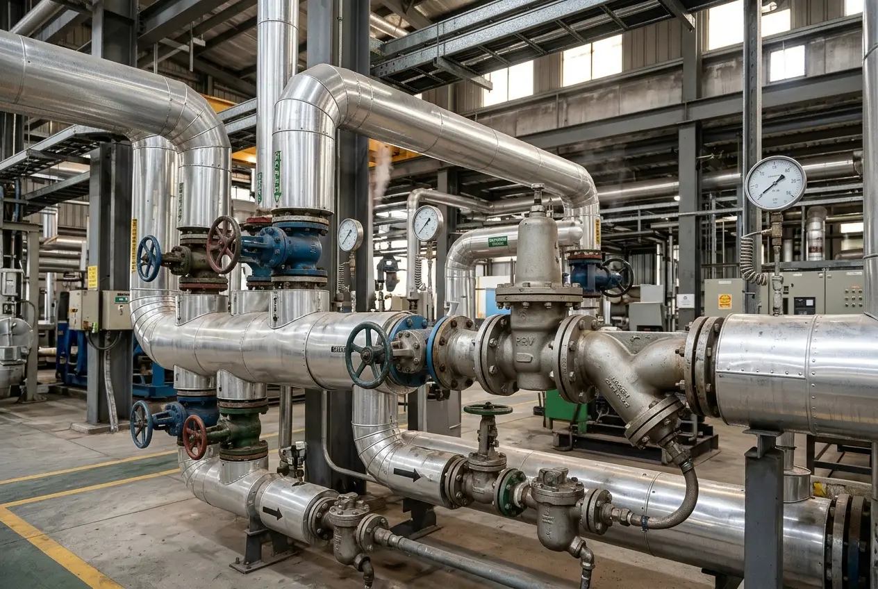 Boiler and Steam Systems - equipment and installation detail