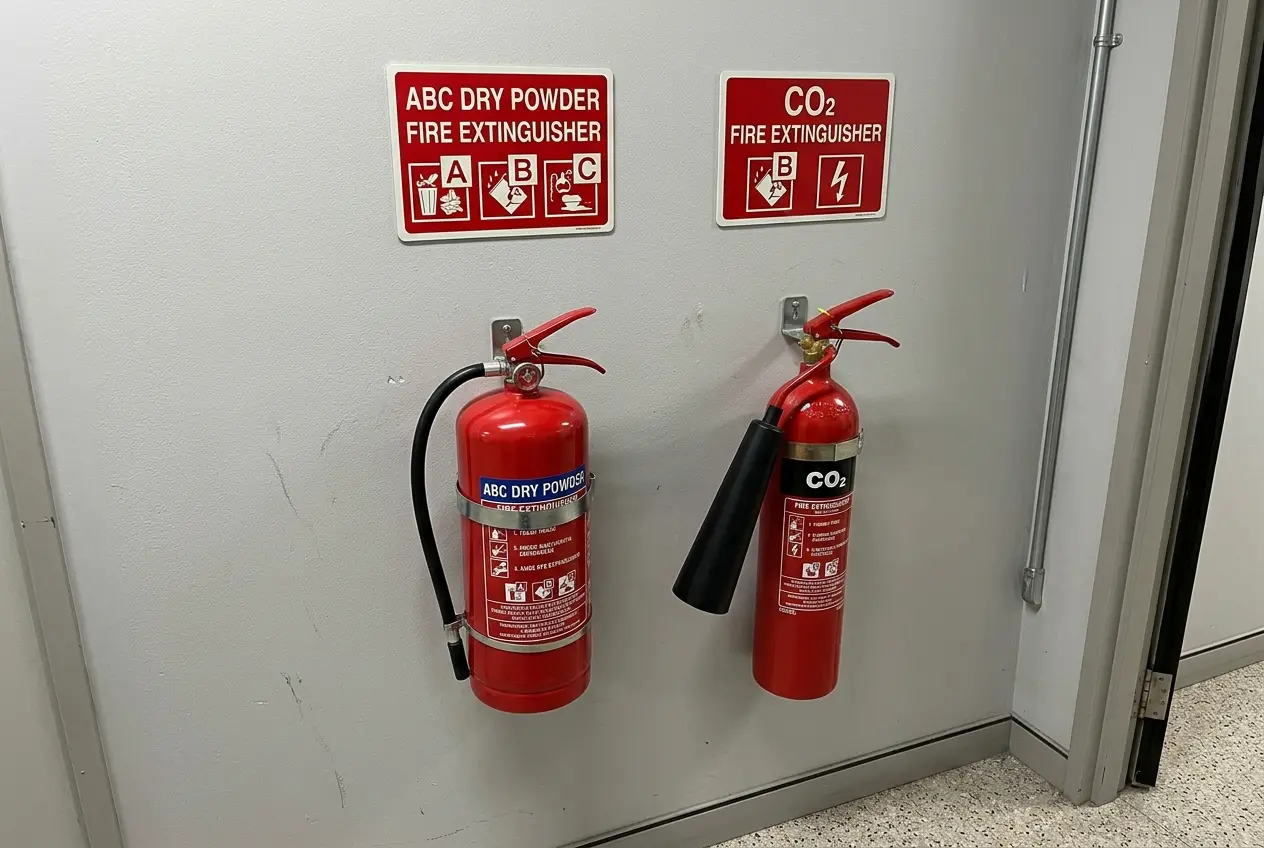 Fire Extinguishers - equipment and installation detail