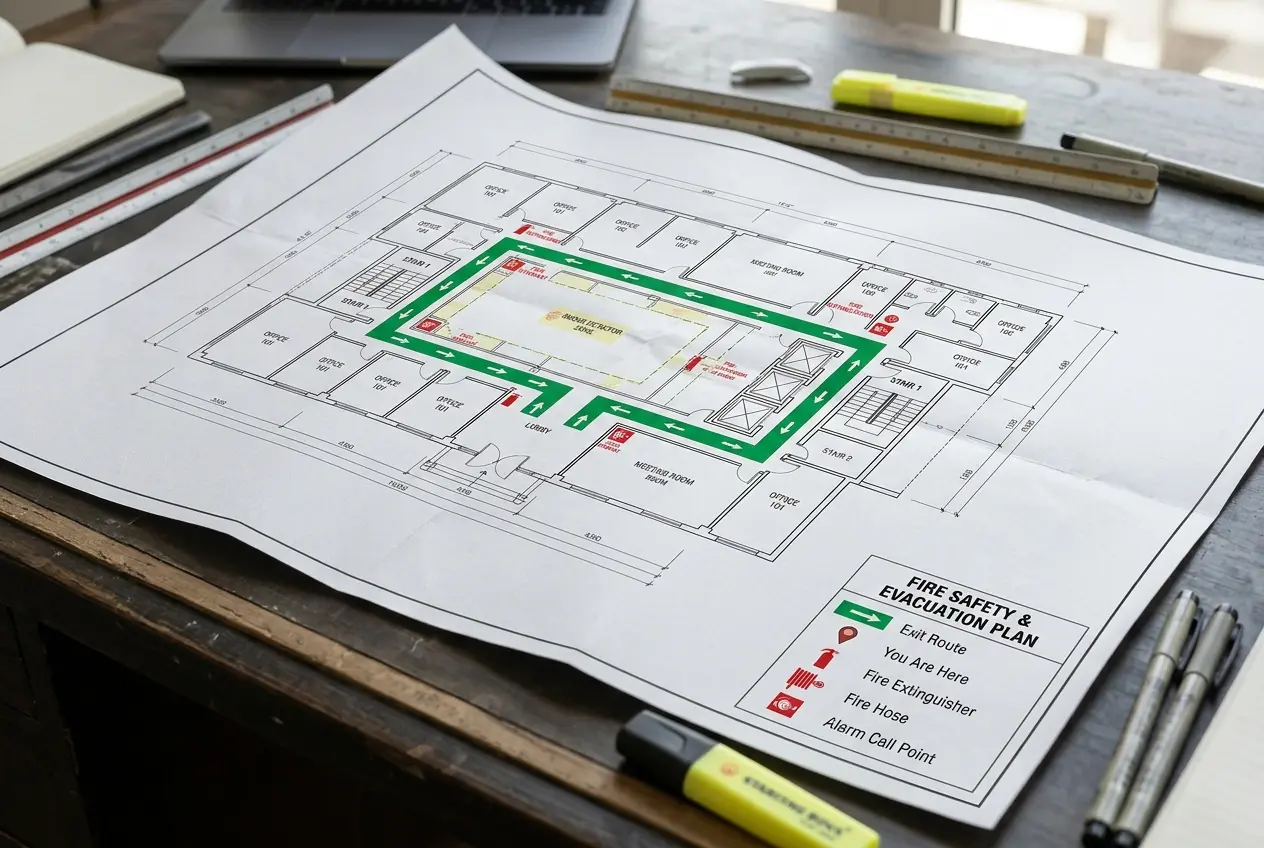 Fire Safety Plan and NOC Support - equipment and installation detail