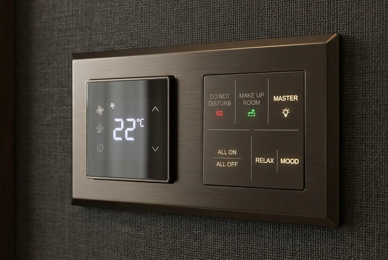 Hotel Automation - equipment and installation detail