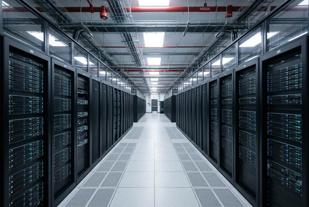 Data centre server hall