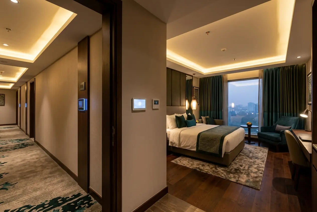 Hotel lobby and guest areas